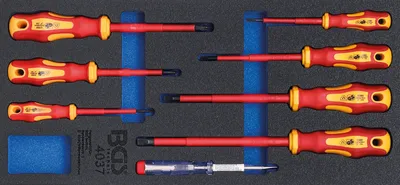Obrázek produktu pro BGS technic Tool Tray 1/3: VDE Screwdriver Set, 606 mm, 606 g