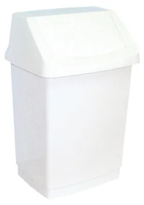 Image de Curver Corbeille à papier 15 L Blanc
