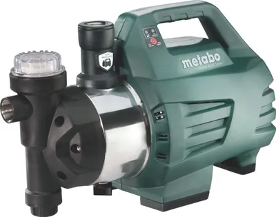 A product shot of a Metabo water pump.