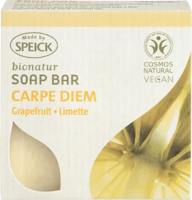 Produktbild von Speick 622034, Haut, Barseife, Reinigend, Feuchtigkeitsspendend, Durchscheinend, Grapefruit, 100 g