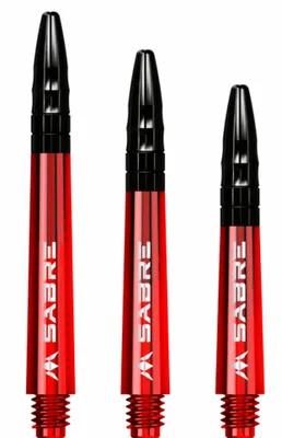Produktbild von Mission | Sabre Shafts | Dartschäfte | Short 36 mm | Rot | 1 Set