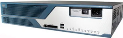 Produktbild von Cisco 3825, 10, 100, 1000 Mbit/Sek, 10/100/1000Base-T(X), Ethernet (RJ-45), IOS, 128-bit AES, 192-bit AES, 256-bit AES, 3DES, DES, 2U