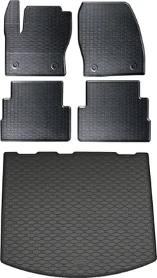 Produktbild von Gummi Fußmatten + Kofferraumwanne Set für Ford Kuga 2, Bj. 2013-2019