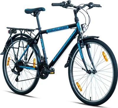 Produktbild von 26"Zoll Fahrrad Herrenfahrrad Jungen Fahrrad  City Bike 21 Gang Shimano Schwarz Blau -46