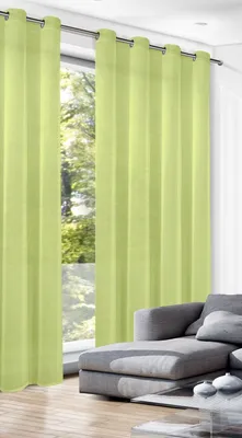 Produktbild von Ösenschal "Crash/Jake" - Vorhang mit Ösen - Größe (HxB): 245x135cm Farbe: Grün