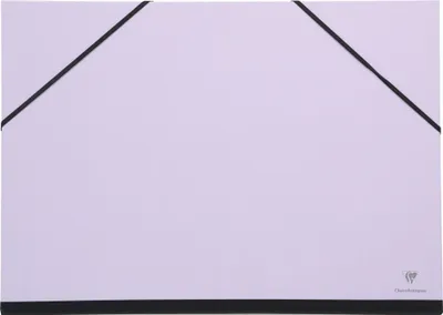 Produktbild von Clairefontaine 10x Zeichenmappe mit Gummizug 37x52 cm - Flieder 144703C