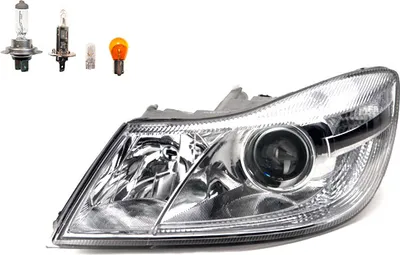 Produktbild von Scheinwerfer kompatibel zu Skoda Octavia 1Z 09-13 Links mit Leuchtmittel 1Z1941017S 1Z1941015F Johns
