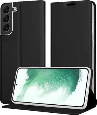 Produktbild von Cadorabo Handyhülle für Samsung Galaxy S22 PLUS Schutz Hülle in Schwarz Cover Etui Book Case Booklet