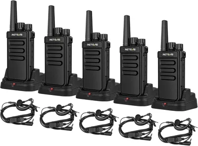 Image de MateTalk P64 : Radio numérique bidirectionnelle avec oreillette, talkies-walkies professionnels longue portée, compatible avec les répéteurs, communication en groupe, idéal pour la communication