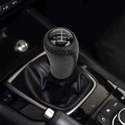 Produktbild von Lederschaltknüppel für Mazda, 2005-2014, schwarz