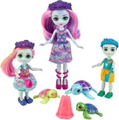 Obrázok produktu pre Royal Enchantimals HCF95, Malá bábika, Mužská a ženská (sada), 4 rok / roky, Dievča, 99 mm, Viacfarebný