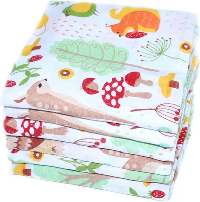 Produktbild von Stoffwindel Spucktücher 6 Stück Baby Baumwollwindel Mullwindel Spucktuch - 6- 08