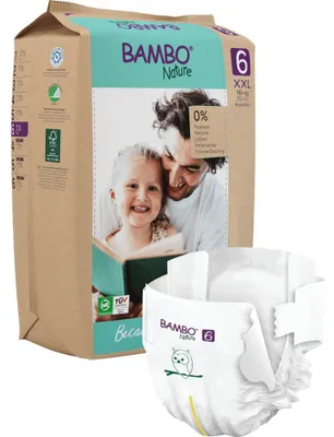 Productafbeelding van Bambo Nature luiers - maat 6 - 16-30 kg - 20 stuks