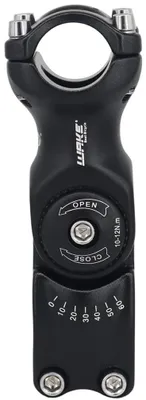 Image de Potence de vélo réglable, aluminium 25,4 mm, pour VTT