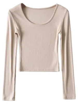Immagine prodotto di Top corto a maniche corte, stile vintage, per donna