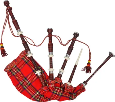 Obrázok produktu pre Škótske gajdy goralské, červený tartan Royal Stewart