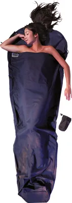 Immagine prodotto di Fodera per mummia in cotone egiziano dimensioni 241 x 90 | 56 cm colore tuareg
