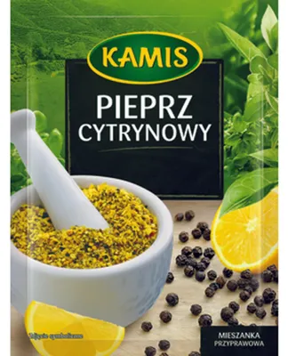 Zdjęcie produktu dla Kamis Pieprz Cytrynowy Mieszanka Przyprawowa 20 G