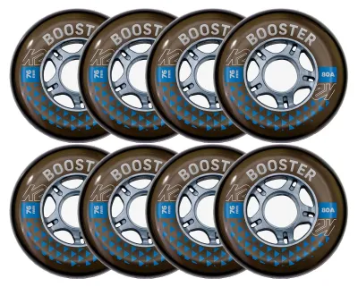 Produktbild von Set mit 8 Inline-Skate-Rollen, 76 mm, 80A, mit ILQ5-Lagern