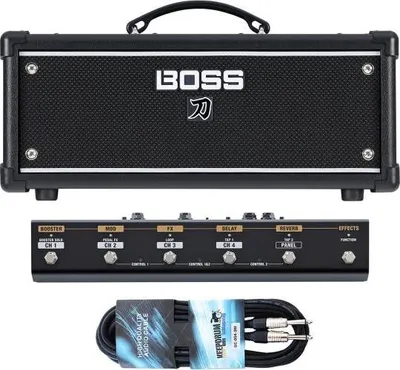 Image de Boss Amplificateur de guitare Katana Head Gen 3 avec pédale et câble