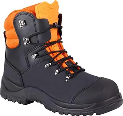 Image de Chaussures De Protection Tronçonnage Ce Classe 1.solidur Arudprotection 9 Couches, Dessus Cuir, Doublure Textile Respirant, Se