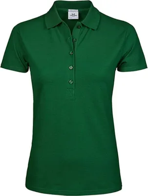 Produktbild von Tee Jays 145 | Damen Luxury Stretch Poloshirt - Farbe: Forest Green - Größe: XL