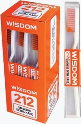 Produktbild von Wisdom 212 Winston Smokers Extra Hard Toothbrush - Zahnbürste. 12 Stück/ Pcs