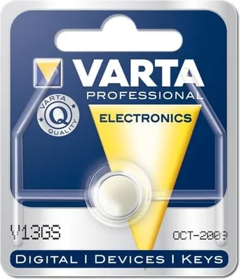 Zdjęcie produktu dla Varta V13GS, Jednorazowa bateria, SR44, Srebrny-Oksydowany, 1,55 V, 1 szt., 155 mAh