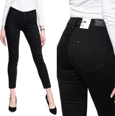 Zdjęcie produktu dla LEE, Damskie jeansy, Skinny fit, ELLY, W28 L31, Schwarz, Jeans, baggyjeans, buggy