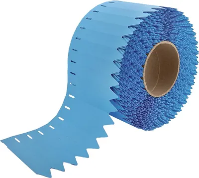 Image de CombiCraft étiquettes à piquer sur rouleau bleu - 120 x 25 mm - 2000 étiquettes - Résistant contre l'humidité