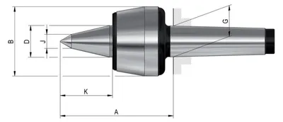 Obrázek produktu pro RÖHM Středový bod (MK3 / otočný) - 58670