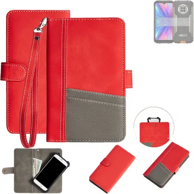 Produktbild von K-S-Trade Handy Schutzhülle kompatibel mit Doogee V31 GT Hülle Portemonnee Brieftasche Klapphülle Kartenfächer Flip Wallet Case Etui