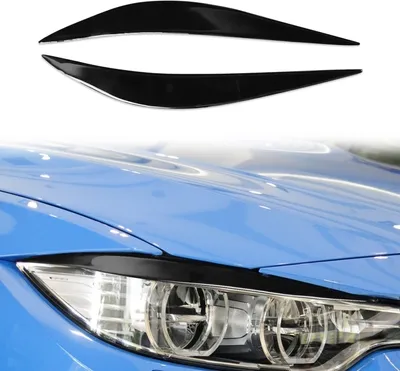Imagen del producto de Adhesivo decorativo suave para embellecer las luces delanteras, compatible con BMW Serie 4 (F32/F33/F36) de 2012 a 2017, y con modelos M3 (F80) y M4 (F82/F83) de 2014 a 2016 (color )