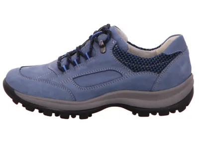 Image de Waldläufer Holly 25 Chaussures à lacets pour femmes Sportive Bleu Loisirs, Taille:EUR 39 | UK 6