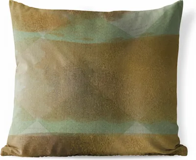 Produktbild von MuchoWow® Outdoor Kissen - Muster - Gold - Quadratisch - 45x45 cm - Wetterfest - Lounge Kissen - Fotokissen - Dekoratives Kissen