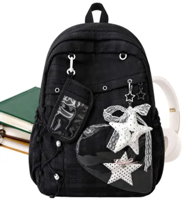 Image de Sac à dos pour enfants avec bandoulières réglables et pendentif en forme d'étoile