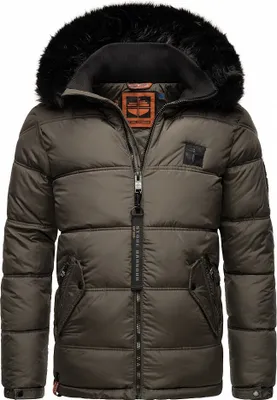 Produktbild von Stone Harbour Herren warme Winter Jacke Steppjacke Outdoor Parka Mantel Zarlaan Anthrazit Gr. 54 - XXL
