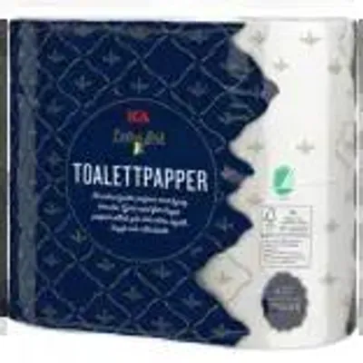 Produktbild von ICA Toalettpapper Extra fint 4-p Miljömärkt