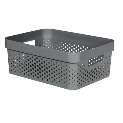Zdjęcie produktu dla Curver Infinity Dots Opbergbox 11L Antraciet