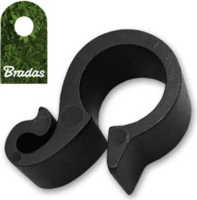 Produktbild von Schlauchhalter Rohrhalter 12mm Hänger Kunststoff Bradas 7485