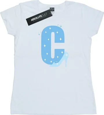 Produktbild von Disney - "Alphabet C Is For Cinderella" T-Shirt für Damen BI36955 (S) (Weiß)