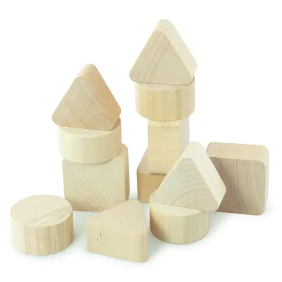 Produktbild von Holzset "geometrische Figuren"