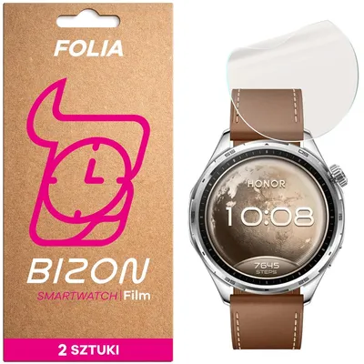 Produktbild von Matte Folie für Honor Watch 6, Bizon Watch Film Matte Duo, 2 Stück