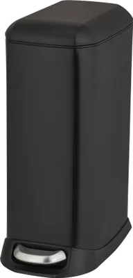 Produktbild von WENKO Treteimer Mod. Design 20 L, Schwarz, mit herausnehmbarem Einsatz