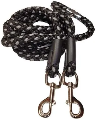 Obrázok produktu pre Palkar prepínateľné vodítko pre psov 250 cm x 8 mm čierno-sivé