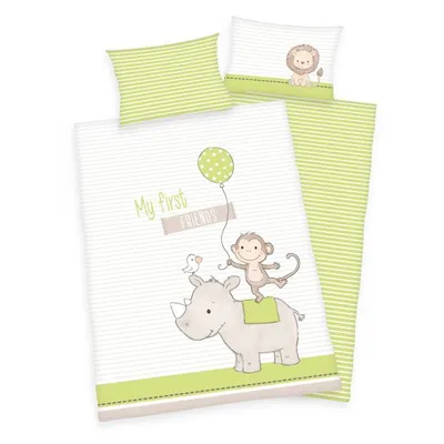 Produktbild von Herding Baby Best - Bettbezug - Bettwäsche - Flanell - 100x135 cm + 1 Kissenbezug