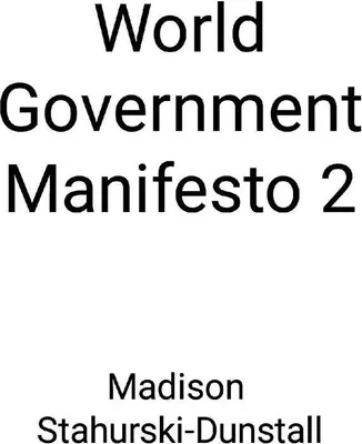 Produktbild von Weltregierung: Manifest 2