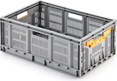Produktbild von ALUTEC Klappbox aus Kunststoff (60x40x23cm, lebensmittelecht, -40/+80Durchmesser ¥¡C)
