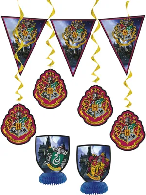 Produktbild von Harry Potter Partydeko-Set Lizenzware 7-teilig bunt - Einheitsgröße