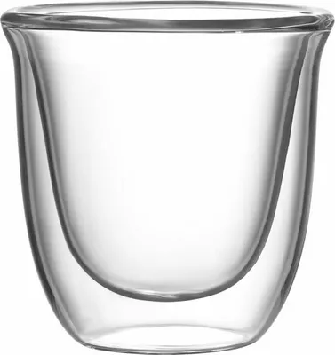 Immagine prodotto di Bialetti Glasbecherset Firenze, 2er Set, Doppelwandig, Espressotasse, Becher, Tasse, 80 ml, DBW013